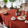 Tkanina stołowa bawełniana tkanina do mycia świątecznego obrus na przyjęcie weselne jadalni bankiety dekoracja luksurou Tabrecover