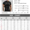 Męskie koszulki męskie Męskie koszulki T-shirt Slim Fit T Shirt Men Szybkie suche koszulę do biegania Męskie trening TESE FITNESS TOPS Ożywowany T-shirt T240105