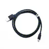 Micro USB -kabel 1M 2M 3M Nylonflätad datasynkronisering av USB -laddare för Samsung Huawei Xiaomi HTC Android Phone USB Micro Cables
