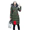 Parkas mulher casaco de algodão inverno dupla face longo overtheknee zíperes manter quente com capuz casaco feminino dropshipping venda tnf001