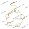 designer jewelry bracelet Fashion Designer Bracelets Bangle for Women Elegant Four Leaf Clover Locket Charm Bracelets Highly Quality Choker Chains18K Plated Gold
