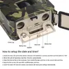 1080P 12MP Digital Waterproof Hunting Trail Camera Infrared Night Vision Scouting Cam or Monitoring and Farm Security 240104