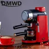 Coffee Makers DMWD Italian Espresso Coffee Maker 240ML 5Bar Pressure Semi-Automatic Personal Coffee Machine with Cappuccino Milk Foamer EUL240105