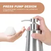Lagringsflaskor skum flaskhållare lotion dispenser bärbar rostfritt stål kreativt badrum behållare