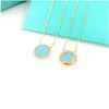 Pendant Necklaces designer necklace style gold pendant necklace full diamond circular double T letter men women fashion sailormoon luxury designer jewelry