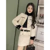 Two Piece Dress Selling High-End Stylish Fashion Lazy Wind Jacket Pure Desire Short Skirt Luxurious Temperament Two-Piece Set For Autumn