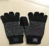 Rękawiczki z dzianiny klasyczny projektant jesień solidny kolor europejski i amerykański para mitens zimowa moda Five Finger Glove BL7718486