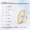 Designer Jewelry Car tiress Classic Bangles Bracelets For Women and Men Hot selling round rivets on sides zirconium bracelets in the midd With Original Box