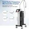 2024 Guldfraktionerad radiofrekvens Mikronedling Skin Beauty Brightening Acne Spot Borttagning Firmness Förbättra RF Microcristal Anti-Aging Salon