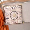 Poduszka hurtowa prosta aksamitna dwustronna drukarnia poduszka poduszka sofa sofa modelowa dekoracja biurowa biuro talia bez poduszki rdzeń