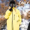 Chaquetas de esquí Hombre de invierno Chaqueta de snowboard cálida Campo de nieve Deporte al aire libre Mujeres impermeables Traje de nieve Esquí alpino Pareja Chándal de lujo Tops