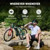 Fahrräder Viribus Elektrofahrrad für Erwachsene E-Bike für Herren Elektro-Mountainbike 500 W Offroad-Elektrofahrrad für Erwachsene mit FederungL240105