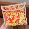 Haarschmuck 100 Teile/satz Kinder Nette Candy Farbe Gitter Welle Elastische Bänder Baby Mädchen Scrunchies Gummi Kind Süße