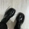 Geklede schoenen platte pantoffels met gespleten neus mode Mary Jane damesloafers