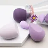 Esponjas de maquiagem 6 pcs Puff Sponge Drift Bottle Beauty Egg Water Drop Bevel Cut