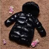 Bebê wadded jaqueta algodão acolchoado jaqueta meninos meninas crianças inverno casaco grosso 240104