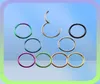 Andra 10st/Lot G23 Titanium gångjärnssegment Septum Clicker Nos Rings Nipple Ear Lage Tragus Lip Piercing Fashion Jewelry4972430