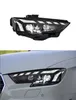 Bilhuvudljus för Audi A3 A3L S3 LED DAYTIME RUNDLIGHT 2013-2021 Turn Signal Dual Beam Lamp Lens