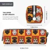 Fun Tiki Tribal Mask Design Pencil Case Pencilcases Pen For Girl Boy Large Storage Bag Students School Gifts Stationery