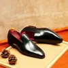 Genuine Cow Men Oxfords Breathable Wedding Banquet Formal Wear Business Leather Shoes Loafers For Man