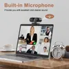 Webcam 4K 1080p Mini Kamera 2K Tam HD Webcam Mikrofonlu 15-30fps USB Web Cam YouTube PC Dizüstü Bilgisayar Video Çekim Kamerası 240104