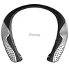 Cep Telefonu Kulaklıklar Yeni LZ-5 LZ-6 Bluetooth Kulaklık Stereo Boyun Montajlı Kablosuz Kulaklık Hoparlörlü WiFi WiFi Egzersiz Game Kulaklığı için Ses Kalitesi YQ240105