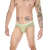 Underbyxor Summer Men's Triangle Pants Briefs Underwear Ice Silk Mesh andningsbar snabb torkning av fast färg