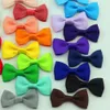 48pcs/lot 2 Girls Little Bow DIY small Grosgrain Ribbon Bows Flower Appliques sew Craft Kid's cloth bebe girls Accessories 240105