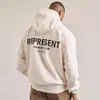 Representhoodie Designer-Mode-Sweatshirts für Herren und Damen, Kapuzenpullover, schwarzer Plüsch, trendige Marken-Paar-Herbst-Winter-Ins-vielseitige bedruckte Jacke