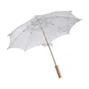 Umbrellas Lace Umbrella Handmade Cotton Craft Photography Prop Wedding Umbrella Decor Diameter 60cm (White) YQ240105