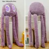 Sleeping Overdized Doll Giant Octopus Throw Pillow Cute Giant Soft Plush Octopus Toys Cartoon Plush Cartoon Animal Toy 240105