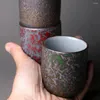 Tasses soucoupes changement de four 1 pièces tasse à vin vaisselle tasses à eau poterie verres tasse à café thé