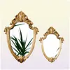Lustra Vintage Mirror Znakomite makijaż łazienki Wiszące prezenty dla kobiety Damowe dekoracje domu 9078342