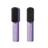 Mini lisseur de cheveux 2600mAh, sèche-peigne sans fil et brosse à lisser, appareils de coiffure, lisseur 240104