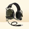 Écouteurs d'écouteurs tac-sky comtac bandeau de bande détachable oreillettes en silicone réduction du bruit casque tactique comtac iii 2211012495429