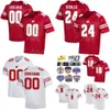 Mans Futebol Wisconsin Badgers College 18 Braedyn Locke Jersey 0 Braelon Allen 1 Chez Mellusi 6 Will Pauling 24 Hunter Wohler 8 Tanner Mordecai University costurado