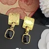 20Style 18K Gold Plated Luxury Designer Letters Stud Ear Hook Channel Geometric Famous Women Crystal Rhinestone Pearl Earring Wedding Party Jewelry SX7C