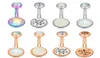 Stainless Steel Belly Piercing Kit Screw Navel Button Rings Tragus Ear Bar lage Earring Body Jewelry 14G 80pcs5287117