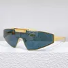 2024 Yeni Marka Moda Tasarımcısı Kadın Güneş Gözlüğü Ve6748 Aviator Ufuk SGH Güneş Gözlüğü Altın Metal Çerçeve Gri Lensler Burun Köprüsü Logo Bayanlar Vintage Glasses