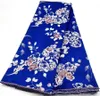 Céu azul africano jacquard brocado tecido damasco vestido material nigeriano floral dourado rendas brocard tissu 5 jardas africain djb48 240104