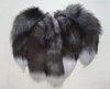 Kleryki Fatpig Women039s Bag Charm Fox Tail Blakena Long Fur Fur Firey torebka Tinket Akcesoria Furry Torby G221026319124