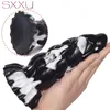 SXXY Curve Anal Toys for Men Women Liquid Silicone Fantasy Butt Plug Monster Beaded Realistic Dildo Sex Shop G Spot Masturbate 240105