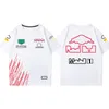 2024 New F1 racing suit T-shirt Team Summer Short-sleeved T-shirt with mens custom plus size