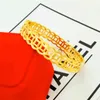 Cluster Ringe Hohl Kupfer Münze Kreuz Blume Armband Ring Schmuck Set für Frauen mit vergoldeten Anhänger Hochzeit Verlobungsarmbänder