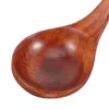 Spoons Beech Wood Cooking Scoop Catering Tableware Anti-slip Back Hook Kitchen Utensils Spoon Soup Ladle For Home Pot
