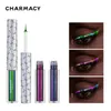 charmacy duochrome glitter السائل كحل السائل مقاوم للماء طويل الأمد مكياج العيون الطرف المقاوم للطبخ للنساء 240104