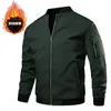 Jaquetas de inverno masculinas casuais algodão velo bomber jaqueta masculina moda beisebol streetwear fino casacos quentes roupas de marca M-5XL 240105