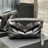 Genuine leather envelope bag metal letters Luxury Lambskin Designers quilted large clutch Shoulder handbag tote hobos beach bags 2024111