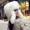 Hats Trapper Hats HT252 Fashion Women Winter Hat High Quality Faux Fur Earflap Russian Hat Warm Trooper Trapper Hat Faux Fur Beanies 23