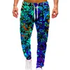 3D Rainbow Fashion Casual Pants Men Sport Print Camo Joggers Man Trousers Vintage Sweatpants Hiphop Fitness Big Size Clothes 240105